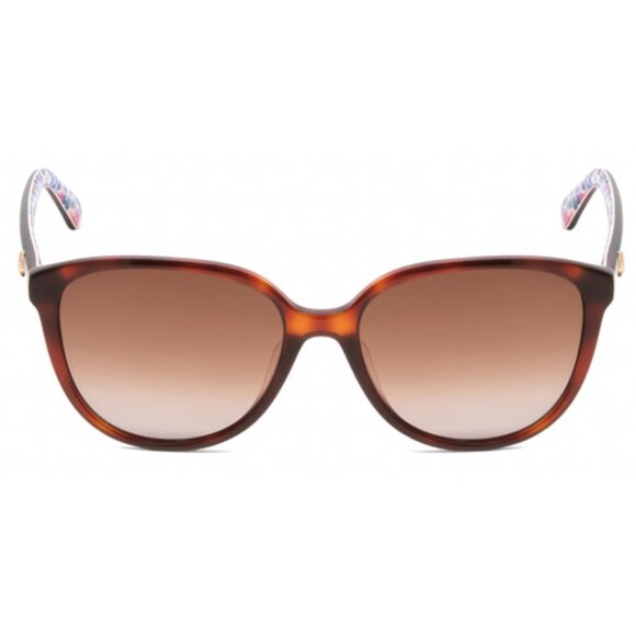 Kate Spade VIENNE Womens Cat Eye Sunglasses in Tortoise Havana Floral/Brown 54mm - Picture 2 of 3